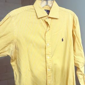 Yellow striped button-down by Polo Ralph Lauren